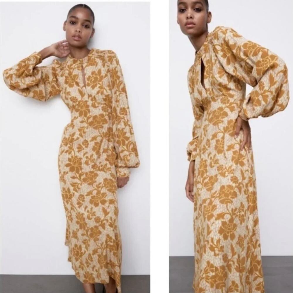Zara Floral Maxi Dress - Picture 6 of 6